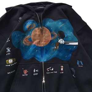 เสื้อมีฮู้ดของผู้ชายผ้าฝ้าย100% กำหนดเองสำหรับฤดูหนาว - Product Image 3