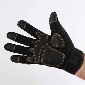 ถุงมือช่างหนังวัวสำหรับงานหนักถุงมือทำงานเชื่อมด้วยมือจากปากีสถาน - Product Image 3