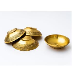 Juego de 4 Cuencos Katori de Latón Puro para Pooja, Pequeños Cuencos Multiusos para Prasadam, Cuencos Peetal para Artículos de Pooja - Product Image 1