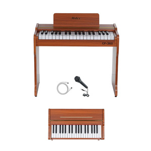 Piano pour enfants en bois Midex CP-360OR - 37 touches, fonctionne sur piles, avec un toucher réaliste - Product Image 3
