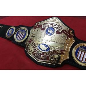 Ceinture de champion de lutte poids lourd des États-Unis NWA Huzaim Elite Sports, en métal plaqué laiton et zinc, équipement sportif de haute qualité - Product Image 6