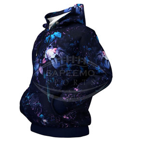 Sweat à capuche graphique pour homme en tissu polaire doux, imprimé personnalisable, écologique, respirant pour un confort tout au long de la journée - Product Image 2