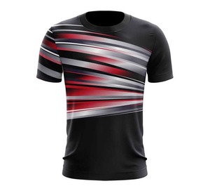 Customized Sublimation Printing Breathable Quick Dry Short Sleeve Solid O-Neck T Shirts Men Latest <b>Design</b> Blank Cotton/Bamboo - Product Image 5