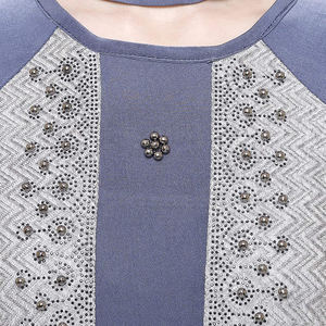 Robe longue islamique respirante pour femmes Abaya décontractée Grande taille Femmes Abaya Haute qualité Couleur personnalisée Robe islamique Femmes Abaya - Product Image 5