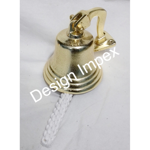 Navire en laiton cloche DI modèle approvisionnement Titanic cloches maison et jardin décoratif haute brillant laiton tenture murale cloches bonnes affaires - Product Image 5
