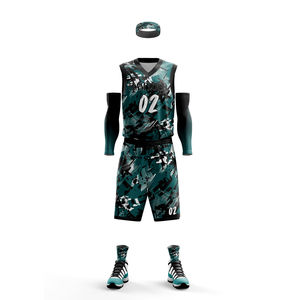 Jersey de Baloncesto con Estampado por Transferencia de Calor Personalizado, Proveedor Principal 2026, MOQ Bajo, Conjunto de Uniforme de Equipo, Talla Grande para Adultos, 100% Poliéster - Product Image 4