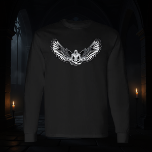 Camiseta de Manga Larga Gótica Oscura Cristiana Fallen Angel, Producto Promocional - Product Image 3