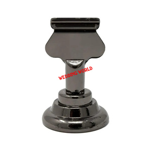 Crystal Beaded <b>Metal</b> Menu <b>Holder</b> Excellent Quality Handmade <b>Card</b> <b>Holder</b> Gold Plated Tabletop Fancy <b>Card</b> Stand - Product Image 6