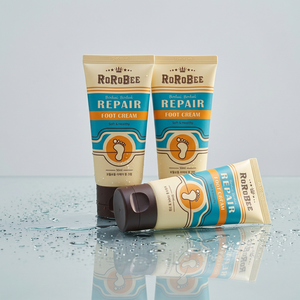 Crema Reparadora Intensiva para Pies ROROBEE, Crema Hidratante para Talones, Crema Exfoliante para Pies Secos y Ásperos - Product Image 1