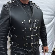 Chaleco de Cuero Vacuno Genuino para Hombre, Nuevo Modelo 2025, Grueso, con Múltiples Bolsillos, Chaleco de Motociclista sin Mangas, Chaqueta de Motociclista, Diseño Personalizado OEM/ODM - Product Image 5