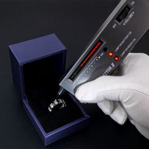 Hip Hop Real 9k White Gold Rhodium Plated Emerald Cut Shape Black&white GRA Vvs Mossanite Iced Tennis Eternity <b>Ring</b> <b>Men</b> Women - Product Image 3