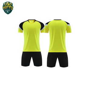 Kits de uniformes de fútbol de equipo con logotipo de sublimación Hombres Niños Camiseta de fútbol Venta al por mayor Tela ligera y duradera - Product Image 1