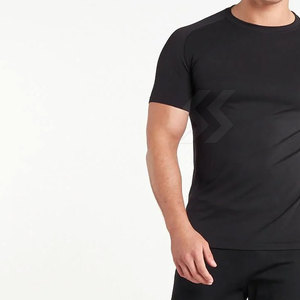 Camiseta de gimnasio para hombre de algodón 100%, secado rápido y cómoda, patrón sólido, ajuste holgado, venta en línea con MOQ bajo, ropa deportiva - Product Image 6
