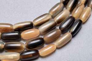 Cuentas de Hueso Talladas en Varios Tamaños, Color Blanco, para Diseñadores de Joyería, Tiendas de Cuentas y Manualidades - Product Image 2