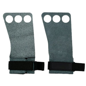 Protecteur de paume en cuir d'haltérophilie avec logo personnalisé de qualité supérieure poignées d'équipement de fitness antidérapantes - Product Image 4