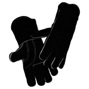 Gants en cuir de vachette robustes de haute qualité pour le soudage et le barbecue Équipement de protection individuelle de sécurité industrielle - Product Image 6