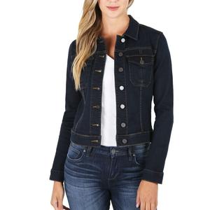 Veste en jean pour femmes personnalisable à prix de gros Mode féminine décontractée à manches longues OEM Produit exporté depuis BD - Product Image 4