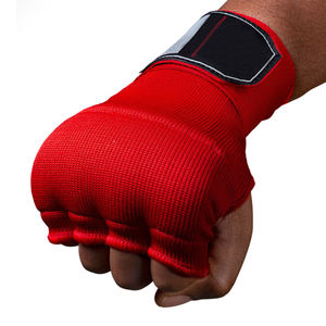 Calidad superior al por mayor envolturas de mano rápidas guantes de boxeo internos acolchados de gel sin dedos deportes Fitness guantes acolchados de gel - Product Image 2