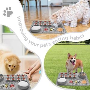Silicone licking mat for pets stress relief <b>feeder</b> keeps dogs and <b>cats</b> engaged promotes calm feeding non slip safe and reusable - Product Image 5