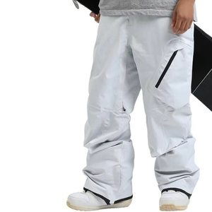 Pantalon de ski unisexe, coupe ample, respirant, Polartec, imperméable, streetwear, hiver, extérieur, chaud, baggy, style hip-hop, snowboard, neige - Product Image 2