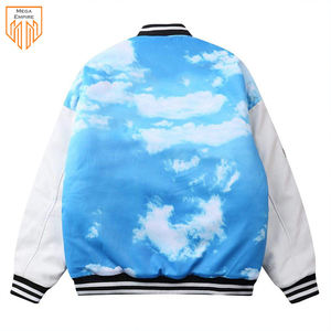 Chaquetas con logotipo de diseñador personalizado, chaqueta de béisbol informal, chaquetas universitarias unisex de lana de algodón con letras - Product Image 6