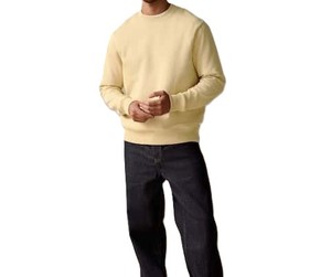 Top qualité blanc col rond sweat respirant sweat nouveau Style durable hommes séchage rapide sweat chemise - Product Image 3