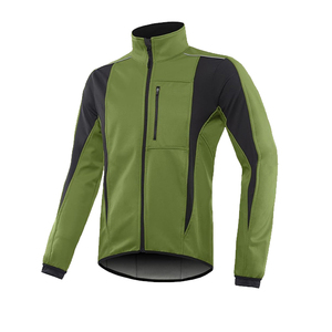 <b>Men's</b> Soft Shell Warm Winter Fleece <b>Jacket</b> in Solid Color Customize with Embroidery Screen and Digital Printing Sublimation - Product Image 4