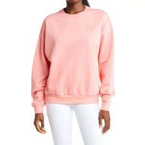 Sudaderas de mujer de la mejor calidad con estampado deportivo personalizable de punto de rizo superventas fábrica de ropa de invierno y otoño - Product Image 1