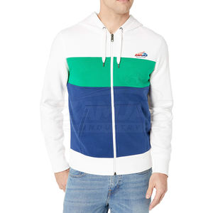 Service OEM, vente en gros, meilleurs designs de sweats à capuche zippés pour hommes, sweats à capuche zippés légers de couleur unie pour hommes - Product Image 2