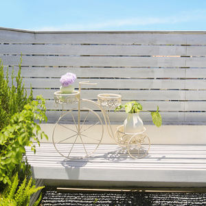 المعادن زهرة عرض موقف مصنع حامل Wroght الحديد دراجة حامل زهور حامل أوعية - Product Image 1