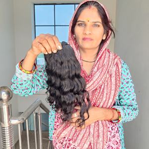 Vente en gros de cheveux bruts 100% cheveux humains vierges naturels vietnamiens Remy à bas prix cuticule alignée cheveux noirs ondulés ondulés - Product Image 3