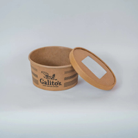 Bol en papier jetable personnalisé, bol en papier pour aliments, conteneur alimentaire à emporter, meilleur prix, bol à salade en papier, bol à soupe avec couvercles, fournisseur BD
