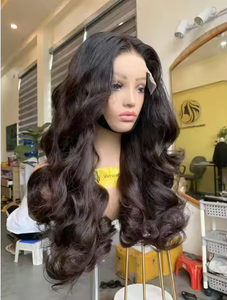 Les Perruques de Cheveux Humains Ondulés Perruques de Cheveux Humains Océan Vietnamien Ondulé Cheveux Humains Vietnamiens Sans enchevêtrement Sans Perte - Product Image 3