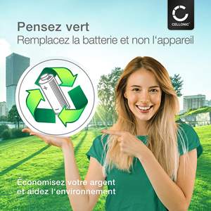 Batería Recargable de Iones de Litio de 3.7V 1400mAh para Afeitadora Eléctrica, Resistente al Agua IPX7, Repuesto para Afeitadora Rotatoria, Lavable, para Uso en Autocaravanas - Product Image 4