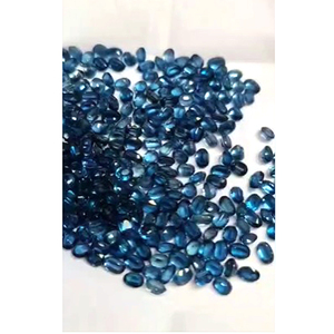 Pierres précieuses bleues en vrac de haute qualité, 170 pièces, kyanite indigo naturelle, 5x4 mm, 6x4 mm, ovale facetté, 140 $ US pour un lot de 100 carats, meilleures ventes Iroc - Product Image 1
