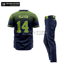 Uniforme de Béisbol Personalizado con Logotipo Impreso, Conjunto de Pantalón y Jersey Transpirable y Ligero para Adultos, Ropa Deportiva Personalizada para Equipo, Práctica - Product Image 2