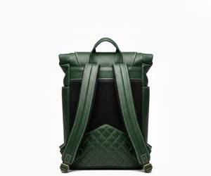New Luxury Genuine <b>Leather</b> <b>Backpack</b> with Flap and Buckle for <b>Men</b> with Multiple Pockets and Customize Color - Product Image 4
