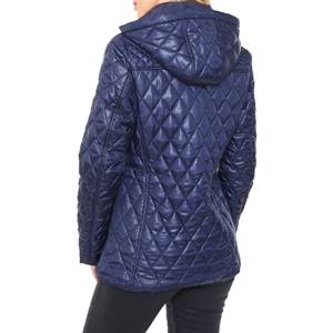 Veste d'extérieur à glissière bouffante veste d'hiver personnalisée femmes bouffante courte avec finition brillante et fermeture éclair en métal - Product Image 6