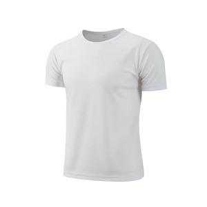 Vêtements de sport à séchage rapide par sublimation directe d'usine 100% T-shirt uni en maille de coton pour enfants adultes T-shirt de transfert de chaleur d'hiver - Product Image 1