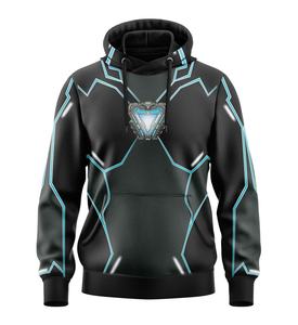 เสื้อฮู้ดโพลีเอสเตอร์สำหรับผู้ชาย100% เสื้อกันหนาวมีฮู้ดสำหรับทุกเพศเสื้อกันหนาวสีทึบมีซิปรูดแบบเต็มสำหรับผู้ชายขายส่งเสื้อมีฮู้ดสำหรับทุกเพศ - Product Image 6