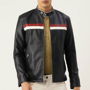 Veste en cuir pour hommes de qualité supérieure taille normale expédition personnalisée meilleure vente de veste en cuir pour hommes - Product Image 1