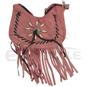 Wholesale <b>Suede</b> Purses Custom Design Multi Color Ladies <b>Fringe</b> <b>Bags</b> Small Size Bulk Order Women's Western Handbags Pakistan - Product Image 4