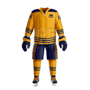 Vêtements de sport pour jeunes, uniforme de hockey sur glace, matériau durable, coupe ajustée, confortable, uniforme de hockey sur glace d'équipe - Product Image 3