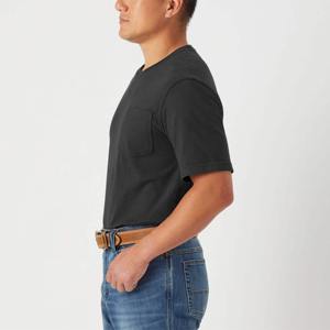 Dynamic Fit Ringer Men T Shirt Designed With Sporty Slim Cut Soft <b>Fabric</b> And <b>Retro</b> Collar For Workout And Casual Wear - Product Image 3