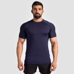 เสื้อยืดเลกิจี นาวี จิม ที สำหรับออกกำลังกายและยิมนาสติก - Product Image 2