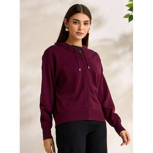 Women's Printed <b>Zip</b> Hoodie Full-<b>Zip</b> <b>Hooded</b> Sweatshirt 100% Cotton Fleece Regular Fit Long Sleeve Solid Color Casual Lightweight - Product Image 6