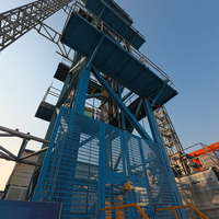 Elevador de Tracción para Construcción DAHAN, Elevador de Plataforma de 1600 kg, Motor de 18.2 kW, Elevador de Carga con Altura de Elevación de 300 m