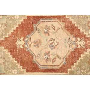 Alfombra Turca de 1.9x3.4 pies, Alfombra Pequeña Vintage, Alfombra Marroquí Marrón Rojiza - Product Image 5