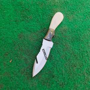 Vente chaude Personnalisé J2 Couteau De Chasse En Acier À La Main Lame Fixe Skinner Couteau Avec 3mm D'épaisseur Pakka Bois et Manche En Os - Product Image 4