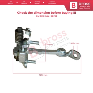 สายรัดจำกัดการเปิดประตูหน้า BDP63 สำหรับ 206 ปี 1998-2016 206+ HB CC SW 9181C8 - Product Image 5